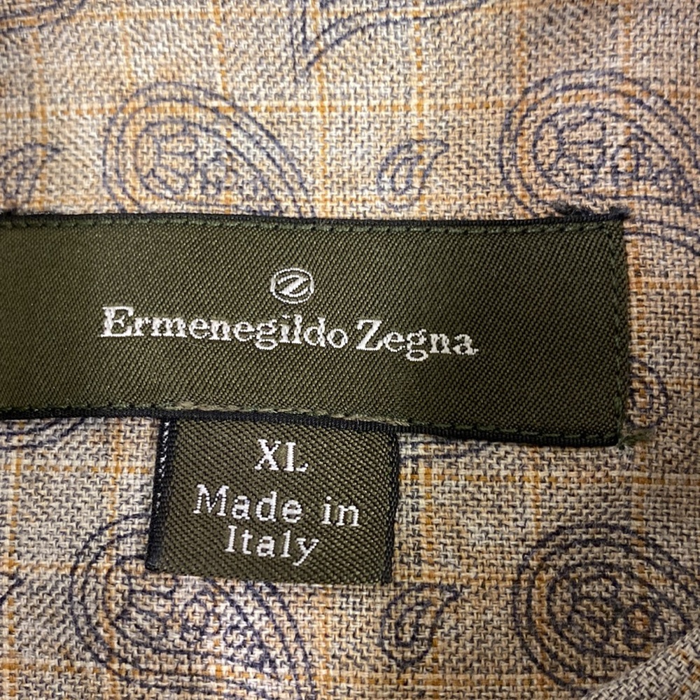 Ermenegildo Zegna Button Down
Paisley Print‎ Long Sleeve men’s - Picture 11 of 12